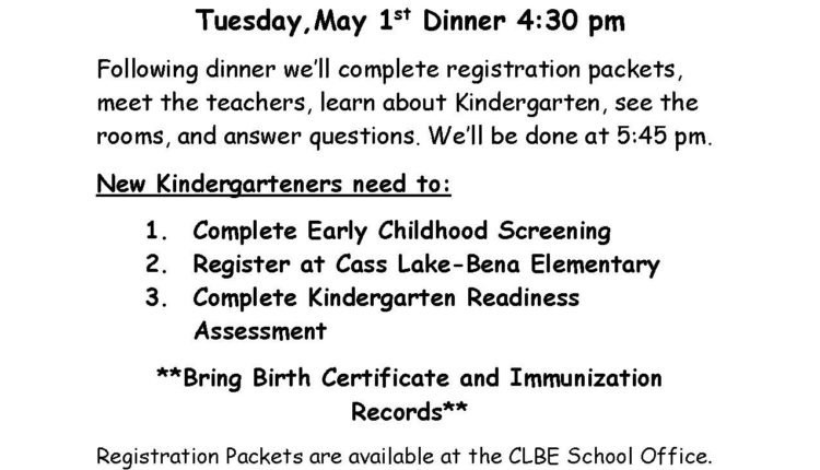 Kindergarten Registration 18